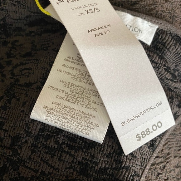 ๐ BCBGENERATION (Body Fit) Dress. Licorice.Sz XS - Picture 8 of 9
